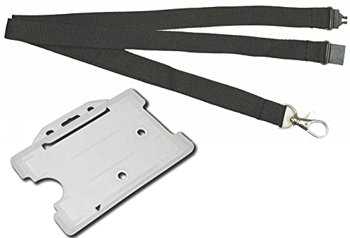 15 mm, collo i.d cordino nero con clip in metallo