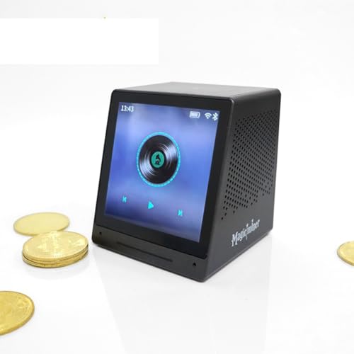 Miner de Bitcoin MO01 para escritorio con altavoz Bluetooth y pantalla 3
