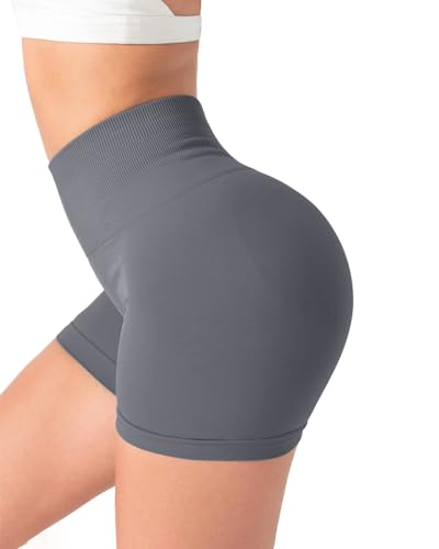 OUDOTA Shorts de ginástica femininos apertados para levantamento de bumbum, shorts de ioga, sem cost