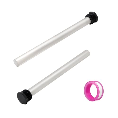 Image of 2 Pack RV Water Heater Anode Rod - 9.25 inch L x 3 /4 inch NPT, for Suburban Water Heater 232767, with Thread Sealing Tape, Lasting Tank Corrosion Protection - Magnesium