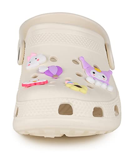 Image of CASSIEY Polyvinyl Chloride Shoe Jibit Charms Clog Pack Of 2, 5, 6, 7, 9, 10, 12,14 Pcs Different Characters Used To Decorate Clogs Shoes For Rounded Holes Charms For Shoes