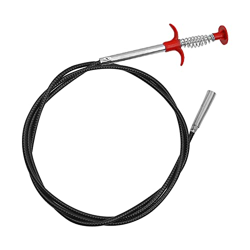 YUE QIN 200CM Claw Pick Up Tool Drain Unblocker Tools Drain Rods Lifting Grab Grabber Sink Cleaning Hook Pipe Dredging Tool for Kitchen Sink Bathroom Tub Toilet