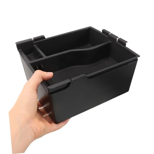 Organisateur de console centrale double couche en ABS pour véhicule 2022 - 5