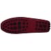 Imagen de Jamron Hombres Cuero de Gamuza Penny Mocasines Comodidad Zapatos de Conducir Plano Pantuflas Forrado de Felpa Borgoña 2088-2 EU44