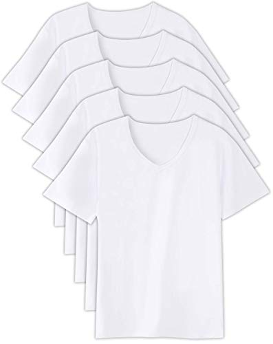 WORKSTANCE インナーシャツ メンズ 肌着 5枚組 (JP, アルファベット, 2XL,...