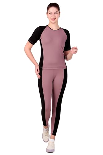 Image of Benzos Women's Body Fitted Gym Running Sports Track Suit | Regular Casual Fit | Track Suit for Girls & Women | Fabric - Polyester Blend