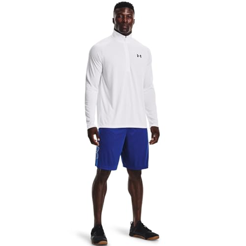 Image of Under Armour UA Tech Graphic Shorts Royal /Mod Gray 3XLT