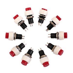 Amazon.in: Buy 10 x Car Boat Locking ON-OFF Push Button 2-Pin Power ...