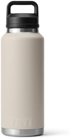 YETI Rambler 40oz Bottle Vacuum Insulated Stainless Steel with Chug Cap Cape Taupe