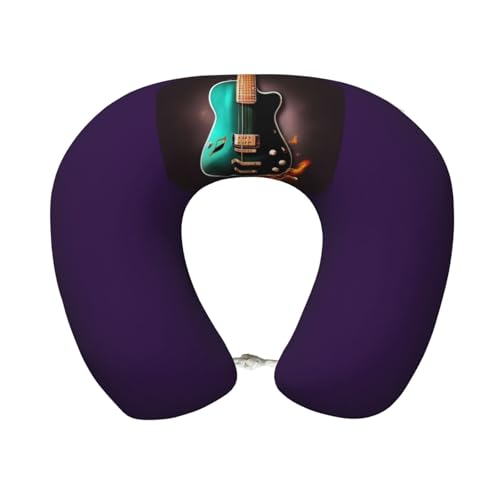 Almohada cuello en U de espuma viscoelástica 25 cm miniatura 1