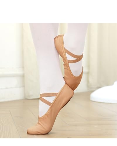 Image of Stelle Ballet Shoes for Women Highly Stretch Canvas Split Sole Dance Yoga