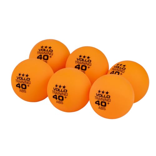 Kit 6 Bolas de Tênis de Mesa Ping-Pong Training 3 Estrelas ABS Vollo
