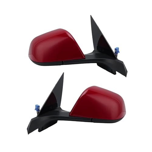 Rétroviseur latéral pour Tesla Model 3 2021-2023 - Paire de rétroviseurs 13 fils grand rouge