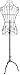 JF HOME BLISS Dressmaking Mannequin Female Mannequin Stand Adjust Height Tripod Dress Stand Mannequin Torso Body with Metal Wire Busts Stand for Clothing Display (Black, 170)