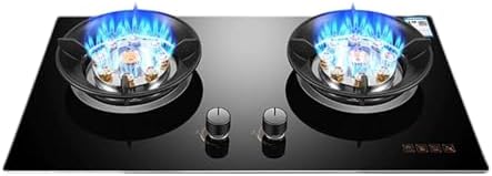 2-Burner Gas Cooktop for Natural Gas & Propane, Commercial Range Ideal for Food Service, Stock Pots, Heavy-Duty Cooking Equipment