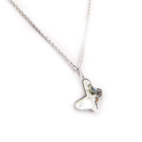 Lily-Crystal [K4111] - Collana argento 'Papillon'