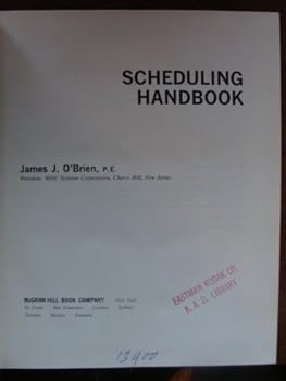 Hardcover Scheduling Handbook Book