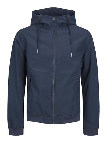 JACK & JONES Herren Jjebasic Softshell Hood Pls, Navy Blazer, 5XL EU