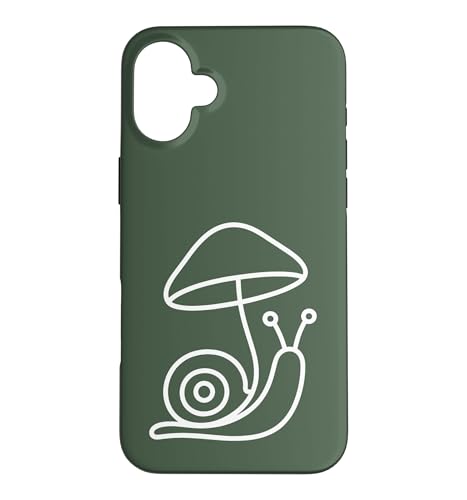 Cottagecore �J�^�c���� �L�m�R �̉a�A�[�g �X�}�z�P�[�X iPhone 16 Plus �p