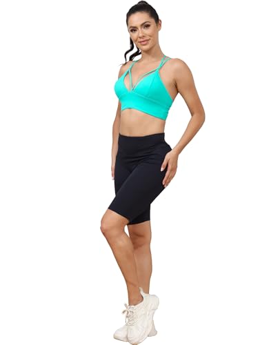 Image of MotoRun Bralettes for Women, Strappy Sports Bra Push up Bralette Sexy Bras Rave Top
