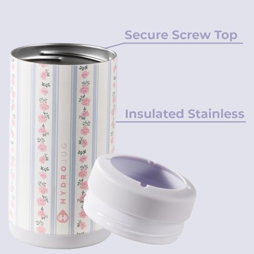 Image of HydroJug Tall Can Cooler 16 oz, Stainless Steel Can Holder, Primrose