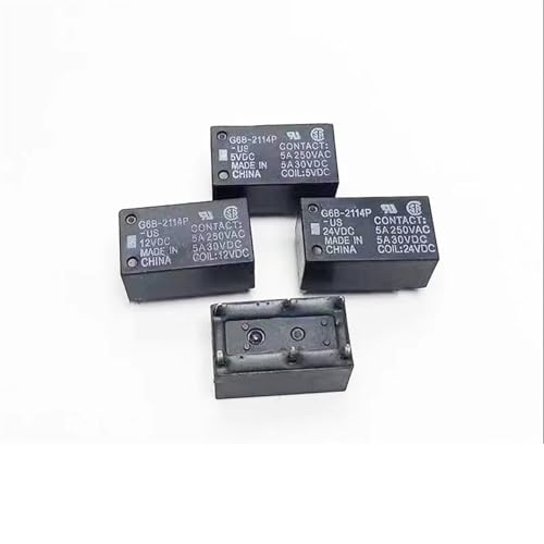 Relé G6B-2114P-US 24VDC interruptor electromecánico 5A para automatización industrial y PCB