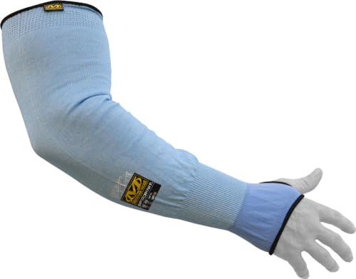 Mechanix Wear SpeedKnit Heat Sleeves - 18” - Abrasion Resistant - Protective Arm Sleeves - One Size Fits All - Light Blue