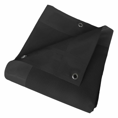 Tecplast Carport-Plane Mikroperforiert Schwarz 3x3 m - 5 Jahre Garantie MP460CP - Durchlässiges PVC - Made in France