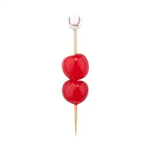 Handpainted Baseball Skewer 4 inches 1000 Count Box