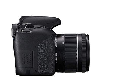 Canon EOS 800D Digital SLR com 18-55 é STM Lens Black (modelo internacional sem garantia)