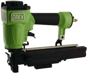 GREX 16 Gauge ~ 3/4” to 1 1/2” ~ 1” Wide Crown Stapler w / Roofing Gauge