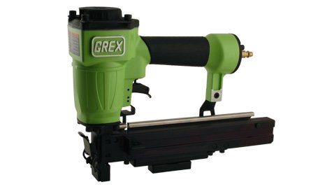 GREX 16 Gauge ~ 3/4” to 1 1/2” ~ 1” Wide Crown Stapler w / Roofing Gauge