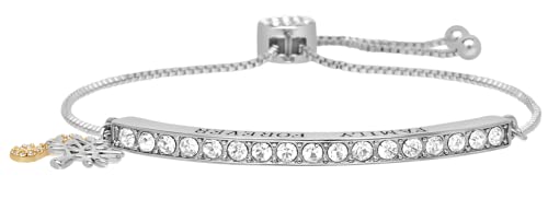 Inspired By You. Cubic Zirconia Adjustable Bar Bracelet For Women Tree Infinity Heart Charm Family Forever #TOP6