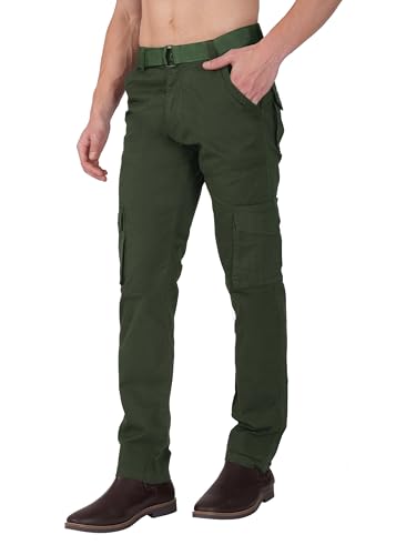 Image of Urban Legends Cargos for Men || Men's Cotton Regular Fit Cargo Joggers with 6 Pockets || Casual Pants || (UL-1R20SP)