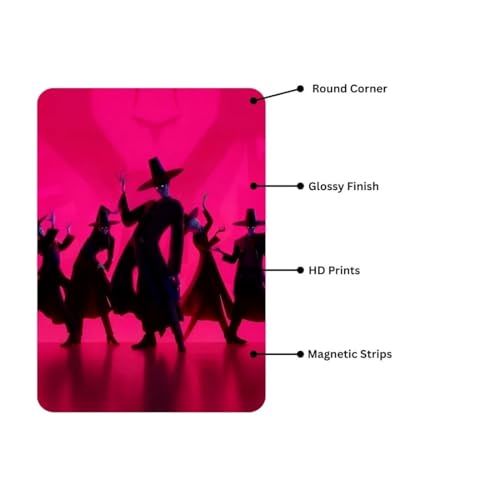 Image of Zesta Bathroom Decor Items Washroom Decor Tin Sign | Aesthetic Posters Wall Poster for Bedroom | Magnetic Cafe Decoration Items / Restaurant Decorations Items | Quirky Home Decor Bar Accent (K Pop Drama Hunter)
