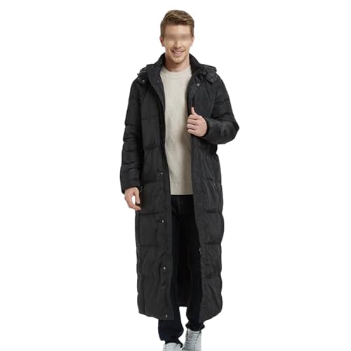Manteau long d'hiver pour hommes chaud et épais contre le froid professionnel