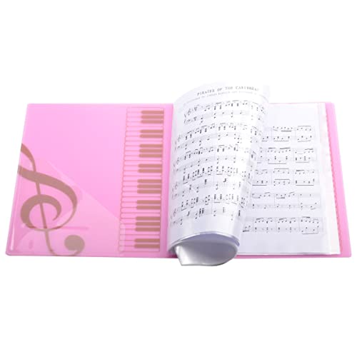 Music Folder Piano Score Folder Music Folder Storage Holder A4 Size Folder,40 Pockets Chorus Dedicated Sheet Music Folder #TOP4