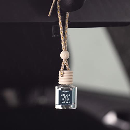 Image of CANDECraftCo Car Air Hanging Fragrance Oil, Car Auto Freshener for Essential Oils, Scents Fragrance Aromatherapy Automobile Diffuser, Long Lasting (Smells Like Pedro Pascal)