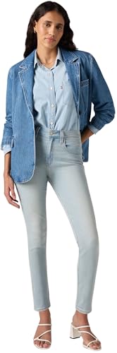 Levi's Damen Jeanshose 721 mit Stretch-Anteil, Skinny Fit, Blau (Cool Secret Bench), W31/L32 – Ansicht 5