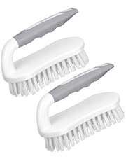 SetSail Scrub Brush, Heavy-Duty Scrub Brushes for Cleaning with Stiff Bristles Cleaning Brush for Shower, Bathroom, Carpet, Kitchen and Bathtub Scrubber, 2 Pack