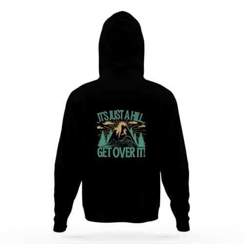 Funny Running Get Over Hill Gym Fitness Build Up Hoodies for Teen Girls Boys Lightweight Kangaroo Pocket Sweatshirt4