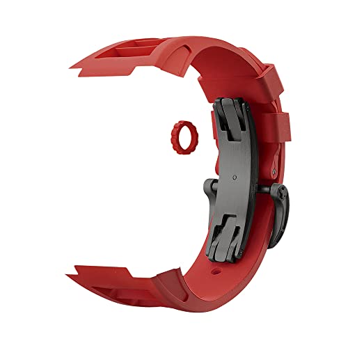 Bracelet fluoroélastomère SCHIK pour Apple Watch anti-transpiration 44/45 mm