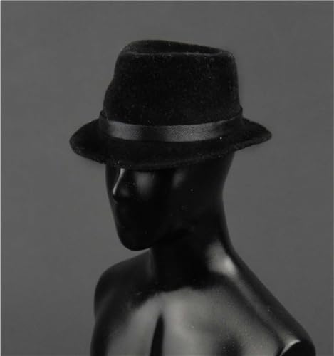 Chapeau de poupée fedora AMITD 1/6 finitions haute fidélité - 4