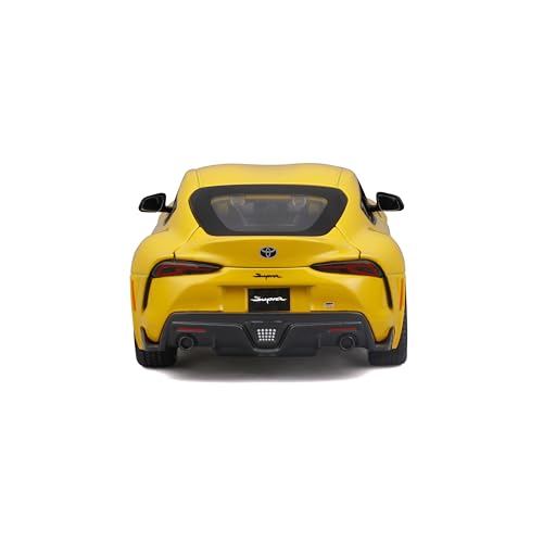 Maisto 1:24 Assembly Line 2022 Toyota Supra GR, Amarillo metálico miniatura 7