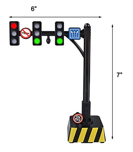 Roozmausy Traffic Light Toy, Traffic Signal Light Toy，Simulation Traffic Lights,Traffic Signal Light Model Toy, Child Educational Toy,Traffic Signal Light #TOP6