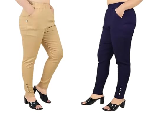 Women's Combo Pack Trendy Two Pocket Stretchable Jeggings-picture-32