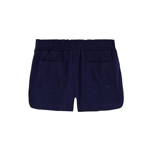 Image of Roxy Girls' Soleil Elastic Waist Shorts, Drawstring Closure, Soft & Comfortable Fit