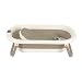 Faltbare Babybadewanne mit rutschfestem Kissen – Tragbares Design für Zuhause und Reisen – Baby-Babywanne zum Baden – zusammenklappbare Badewanne BB leicht zu reinigen – B-43 x 71 x 18,5 cm (Khaki)