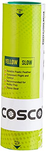 Cosco Aero 700 Shuttle Cocks-Nylon, Green, Pack of 1