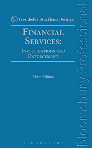 Financial Services: Investigations and Enforcement